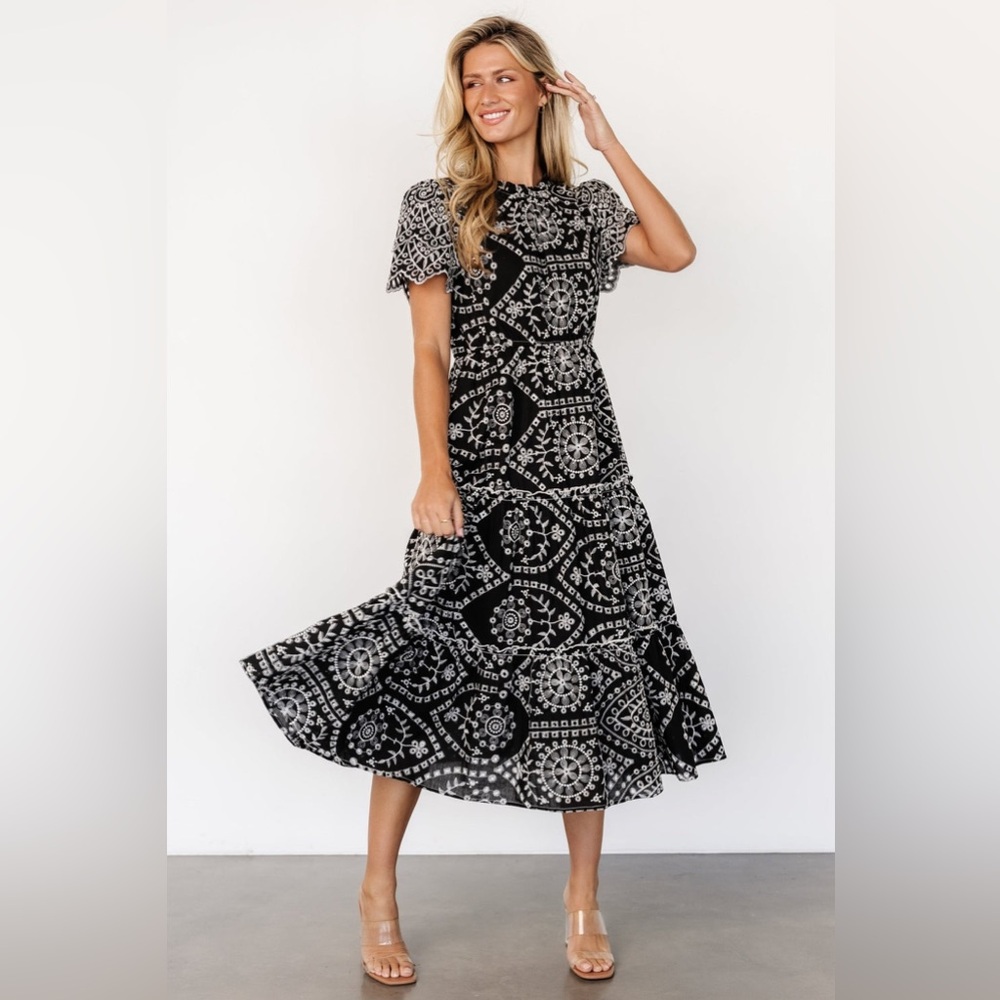 Baltic Born Mirabel Eyelet Midi Dress midi dress size 3X new